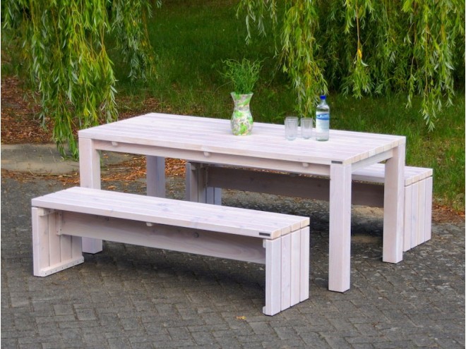 Gartentisch - Holz heimischem Zeitlose Gartenmöbel aus